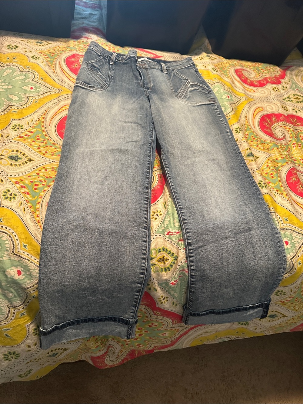 STS Blue Boyfriend Jeans in Washed Blue
